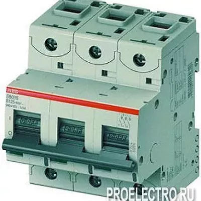 Автоматический выключатель 3-полюсный S803C K25 | CMC2CCS883001R0517 | ABB