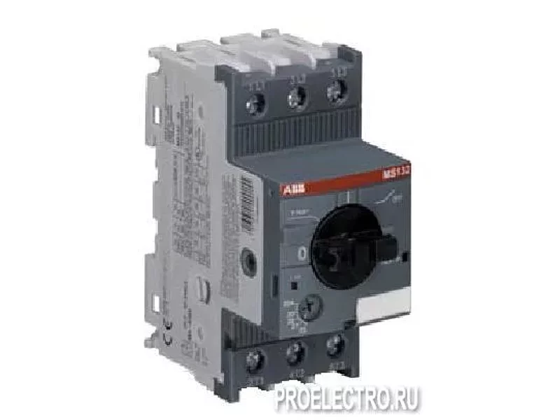 Автоматический выключатель MS132-10 100кА с регулир тепл.защит | 1SAM350000R1010