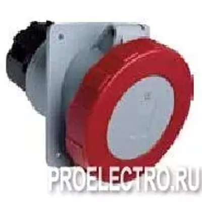Розетка панельная угловая водонепроницаемая 63A 3P+N+E IP67 | CEW463RAU6W | ABB