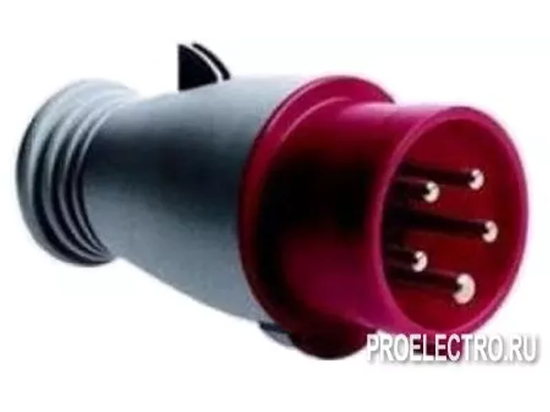 Вилка кабельная брызгозащищенная 63A, 3P+E, IP44, 250В | CEW363P9 | ABB