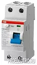 Выключатель дифф.тока УЗО 2-полюсный F202 A-80/0,5 | ELC2CSF202101R4800 | ABB