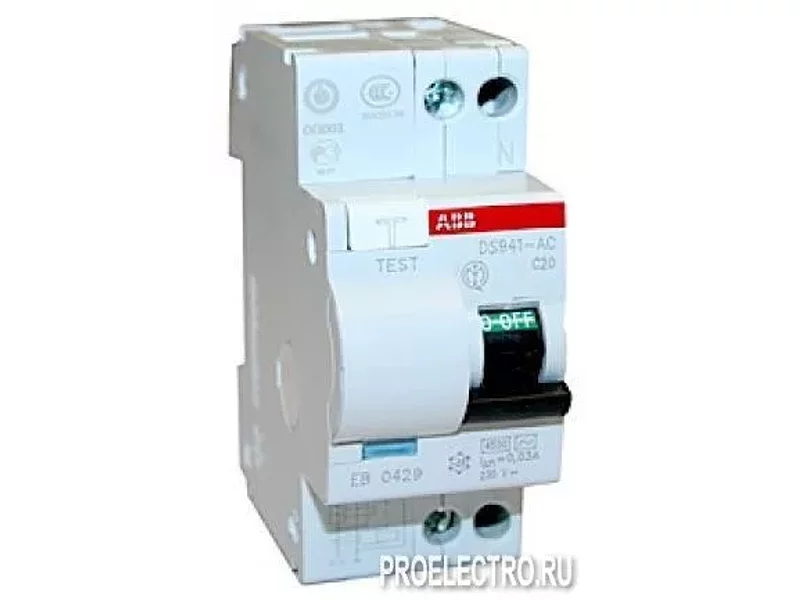 Автоматический выключатель дифф.тока  DS941 C10 300MA тип АС | ELCDS941C10300MA