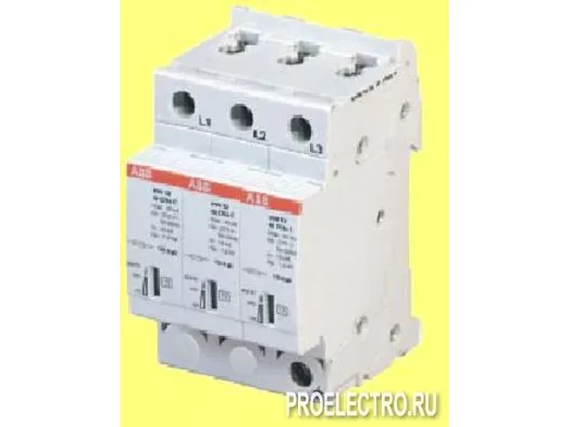 Ограничитель перенапряжений OVR T2 3L 40 275 P TS | SOU2CTB803853R2500 | ABB
