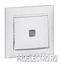 Переключатель Valena 10АХ 250В на 2 направ, оранж.индикатор, слон.кость | 774325