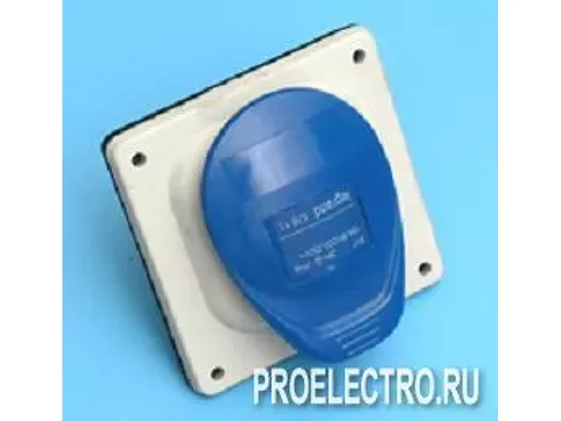 Розетка промышленная Р17 Tempra наклонная IP44 2К+З 200/250В 16А | арт. 57611