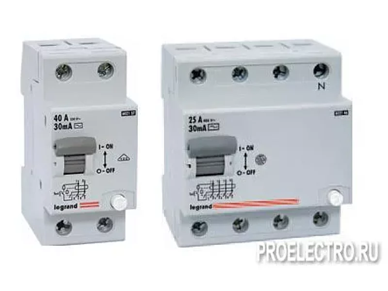 Устройство защитного отключения LR 2-полюсный 63A 30мА тип AC | арт. 602138