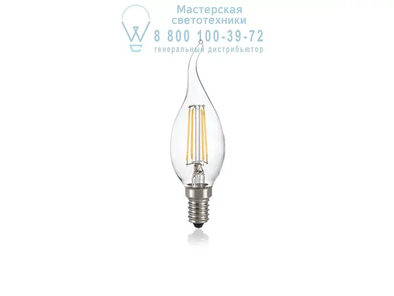 Ideal Lux LED CLASSIC E14 4W COLPO DI VENTO TRASP 3000K 101248