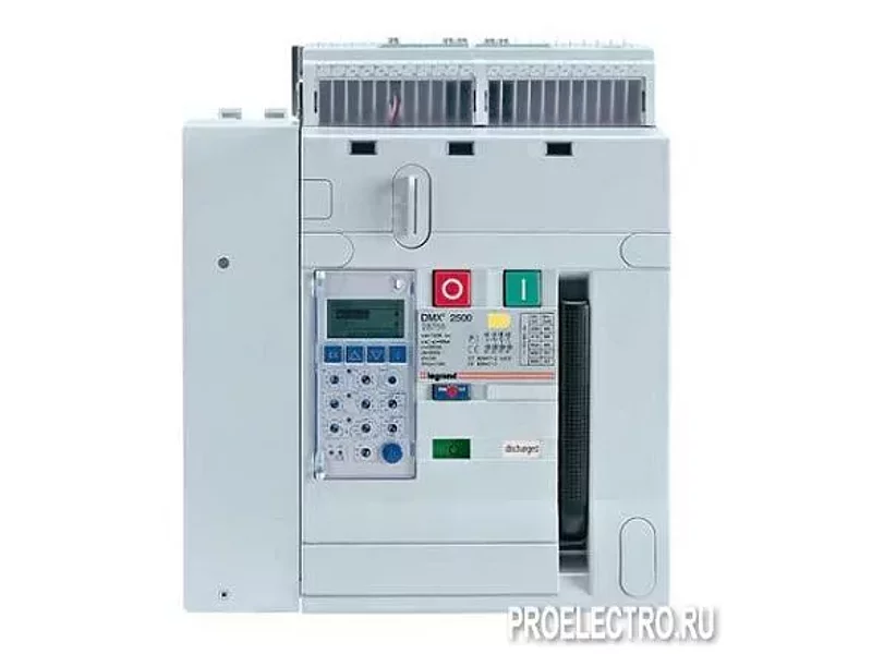 Автоматический выключатель DMX3 1600, 42кА, 3P, 1600А, стационарный | арт. 28604