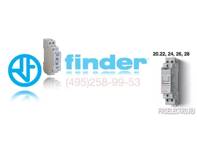 Реле Finder 20.26.8.024.4000 Модульное импульсное реле