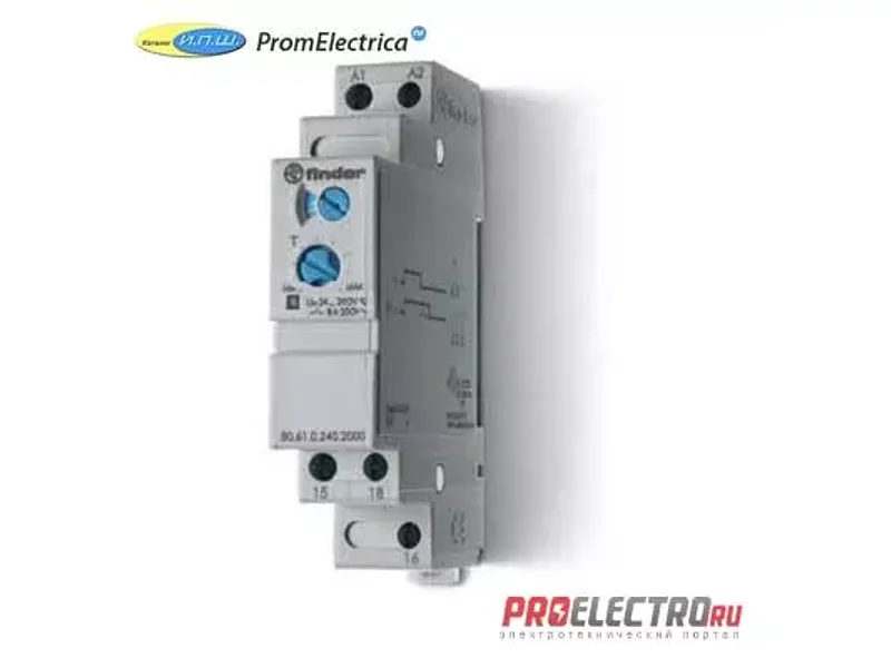 806102402000 Модульные таймеры Finder, 8 Ампер, 24-240 Вольт AC, 24-220V DС