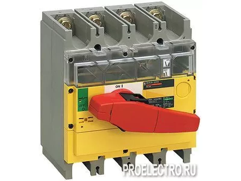 Выключатель-разъединитель INTERPACT INV400 4П экстренного отключения/арт. 31191