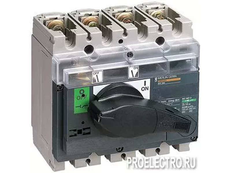 Выключатель-разъединитель INTERPACT INV250 3П | арт. 31166 Schneider Electric
