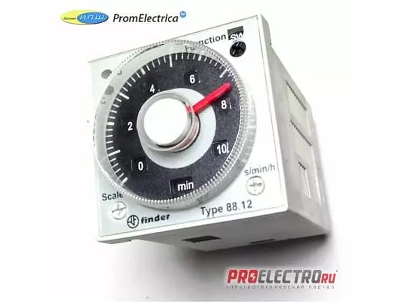 881202300002 Съемные таймеры Finder, 5 Ампер, 24…230 Вольт AC/DC, 2 контакта CO
