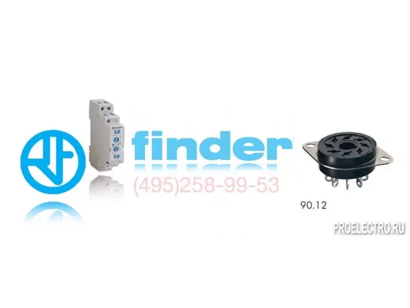Реле Finder 90.12.4 Розетка для реле 60.12 60.13