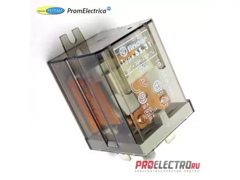 656190120000 Силовые реле Finder, 20 Ампер, 12 Вольт DC