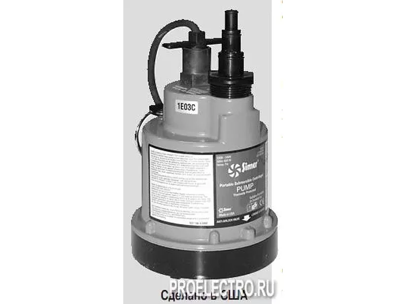 Погружные насосы Nocchi SIMER SIMO PUMP для откачивания чистой воды