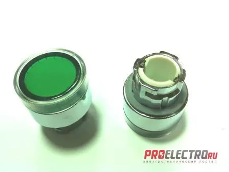 8LM2TBL103 головка кнопки без фиксации, с подсветкой зеленого цвета