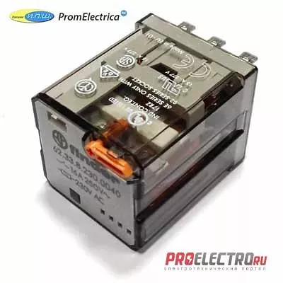 622382300040 Силовые реле Finder, 16 Ампер, 230 Вольт AC