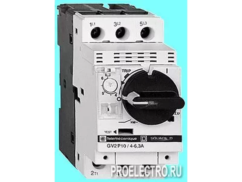 Автоматический выключатель GV2 с комбинированным расцепителем 2,5-4А/GV2P08TQ