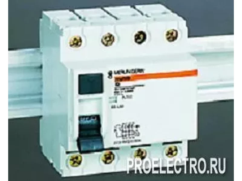 Диффеpенциальный выключатель нагрузки (УЗО) ID 4П 25A 300МА | арт. 23040