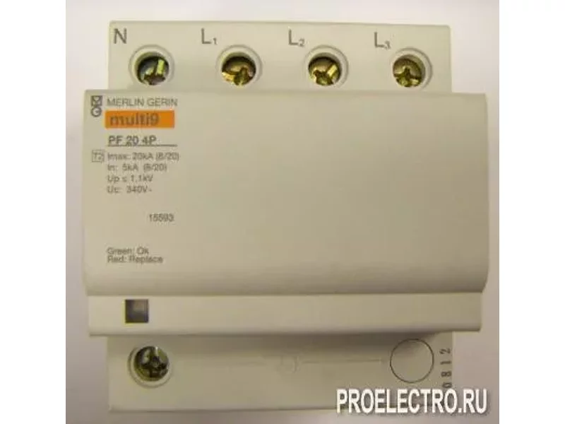 Устройство защиты от импульсных перенапряжений PF20 1П 20КА | арт. 15691
