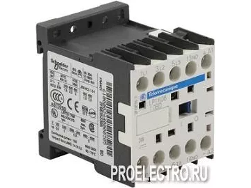 Контактор К 3P 20A НО 24V DС винтовые зажимы/арт.LP1K1210BD3 Schneider Electric