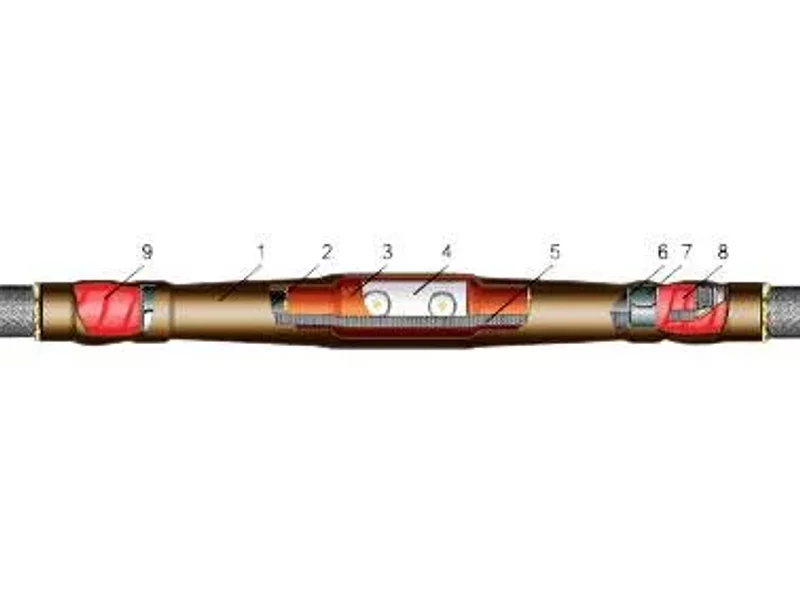 Соединительная муфта 1СТпО для одножильных кабелей с бумажной пропитанной изол.