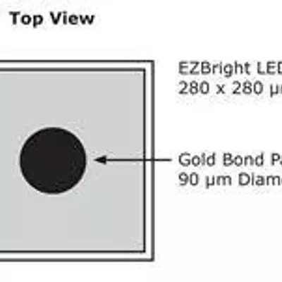 Семейство кристаллов светодиодов EZR260