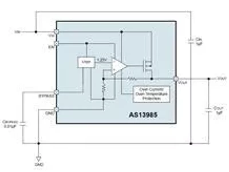 AS13985 Микромощный малошумящий линейный стабилизатор напряжения