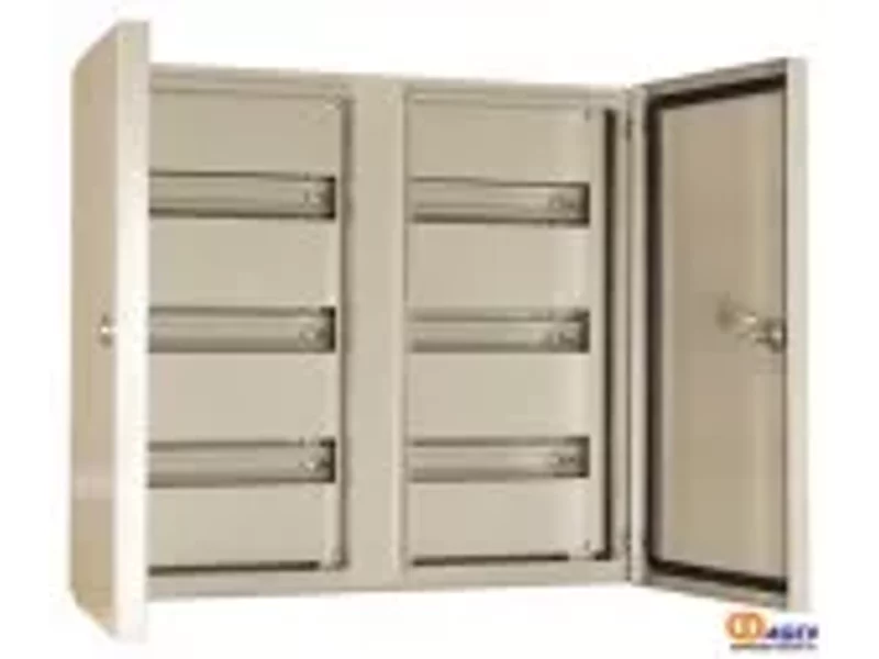 Металлокорпус электрощита ЩРН-72 IP54 540х600х120 с монтажной платой (ВхШхГ)