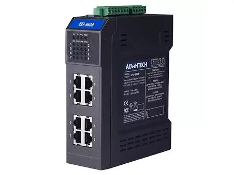 EKI-6538 промышленный 8-портовый коммутатор Fast Ethernet