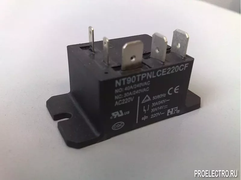 Реле NT90TP (40A, 1P, 220VAC)