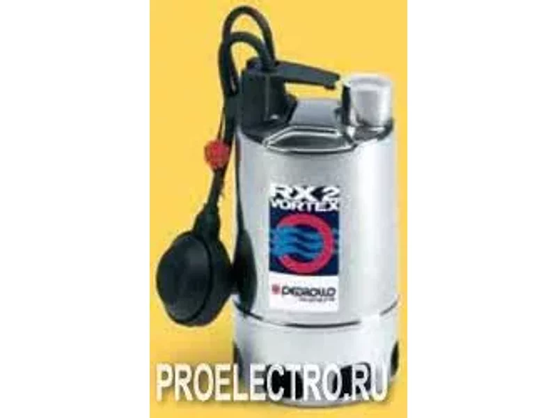 Одноканальные погруженные электронасосы (для сточных вод) Pedrollo RX-Vortex
