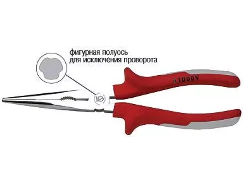 Длинногубцы изолированные КВТ