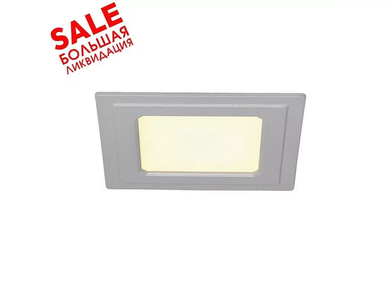 SLV 162793 SENSER SQUARE  6W светильник встраиваемый 350мА c SMD LED 6Вт, 3000К распродажа