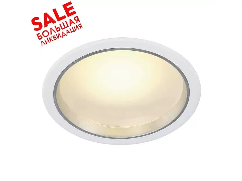 SLV 160461 LED DOWNLIGHT 23 светильник встраиваемый с 36 SMD LED 18Вт (20Вт) распродажа