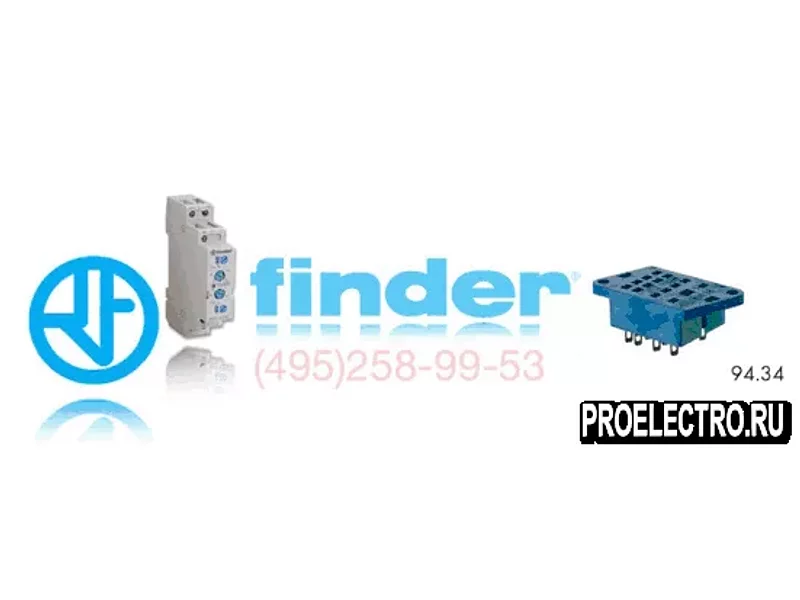 Реле Finder 94.34. SMA Розетка для 55 серии
