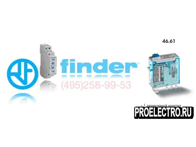 Реле Finder 46.61.9.024.5040 Миниатюрное промышленное P.C.B реле