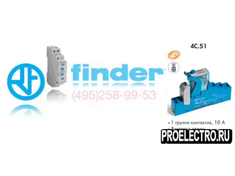 Реле Finder 4C.51.8.110.0060 SPA Интерфейсный модуль реле