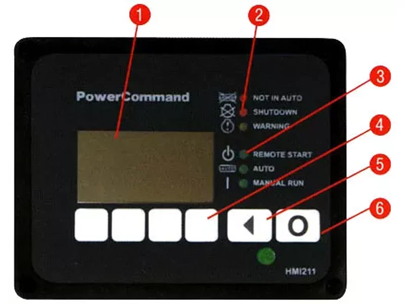 Панель управления PowerCommand™ PCC1300