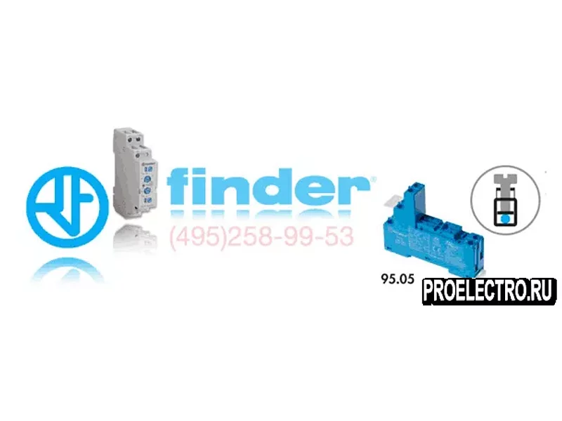 Реле Finder 95.05. SMA Розетка для 41 серии