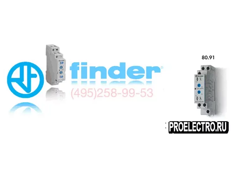 Реле Finder 80.91.0.240.0000 PAS Модульный таймер