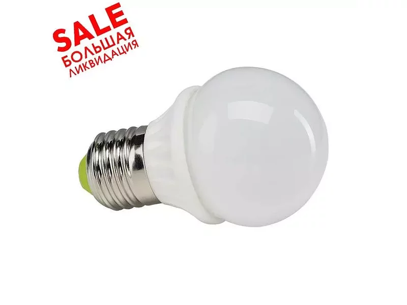 SLV 551543 LED E27 SMАLL BALL источник света SMD LED, 230В, 4Вт, 3000К, 260лм распродажа