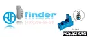 Реле Finder 94.94.3. SMA Розетка для 55 серии