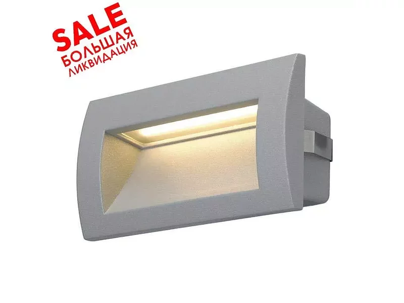SLV 233624 DOWNUNDER OUT M светильник встраиваемый IP55 3.3Вт c LED 3000К, 110лм распродажа