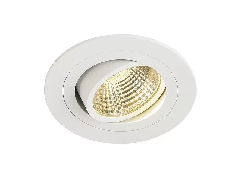 SLV 113871 NEW TRIA 77 ROUND CS светильник встраиваемый 9.1Вт с БП и LED 2700К