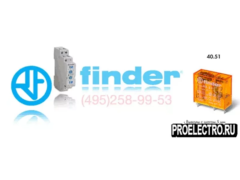 Реле Finder 40.51.6.110.0000 PAC Миниатюрное P C B реле