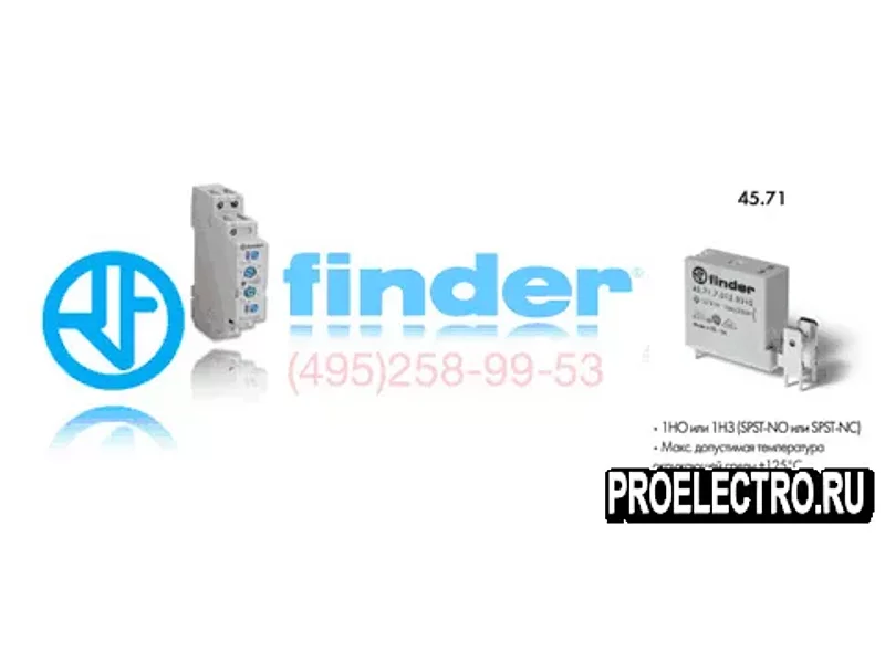 Реле Finder 45.71.7.006.1410 Миниатюрное P.C.B реле