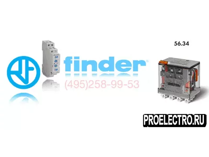 Реле Finder 56.34.8.230.0040 PAS Миниатюрное силовое реле