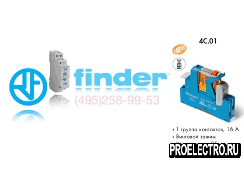 Реле Finder 4C.01.9.125.0050 SPA Интерфейсный модуль реле